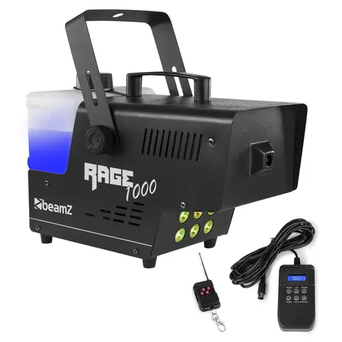 Rage1000 Rookmachine met Draadloze Afstandsbediening - Realistische Simulaties