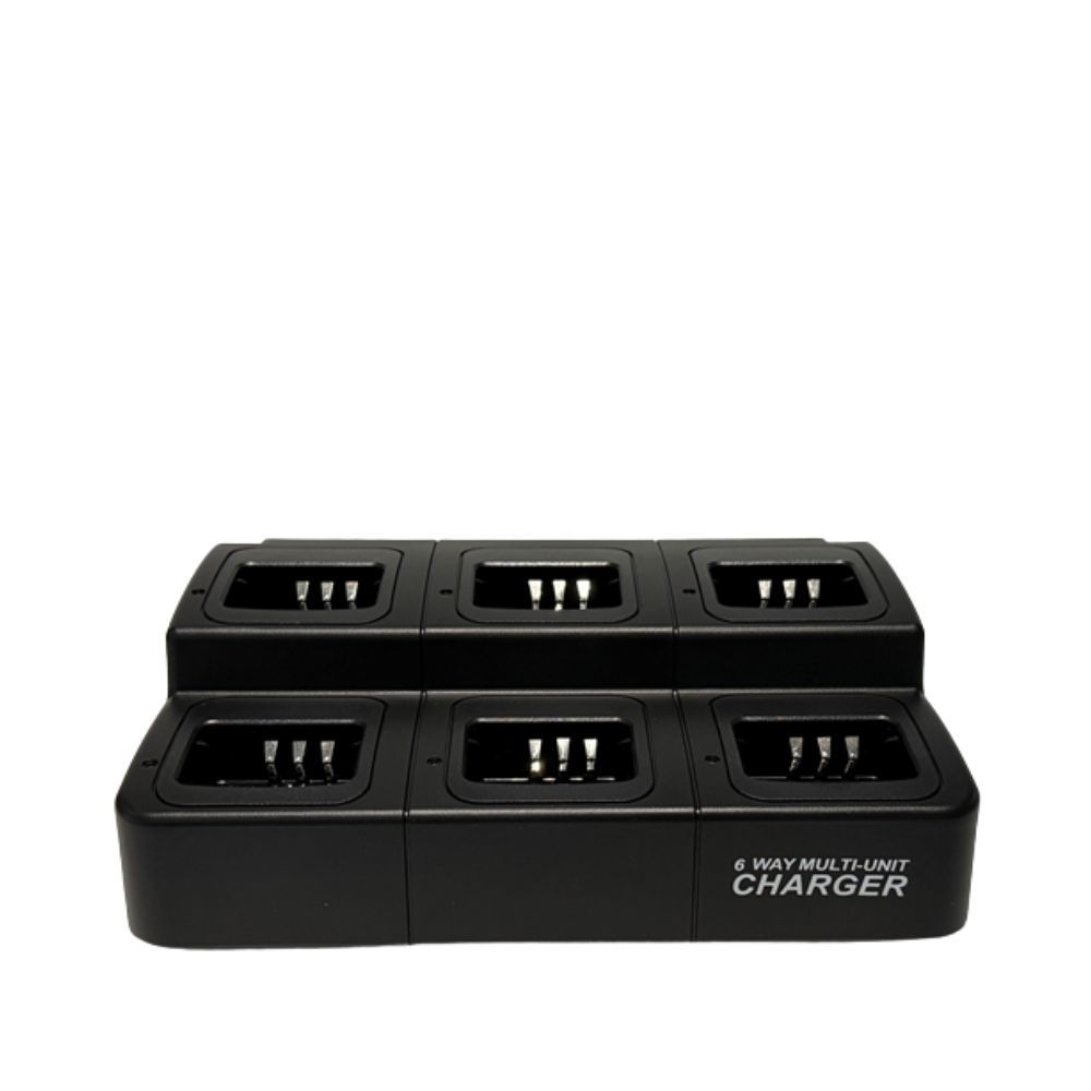 Laders - 6-vaks Multicharger tbv Kenwood Portofoons - Altijd