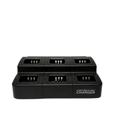 Laders - 6-vaks Multicharger tbv Kenwood Portofoons - Altijd