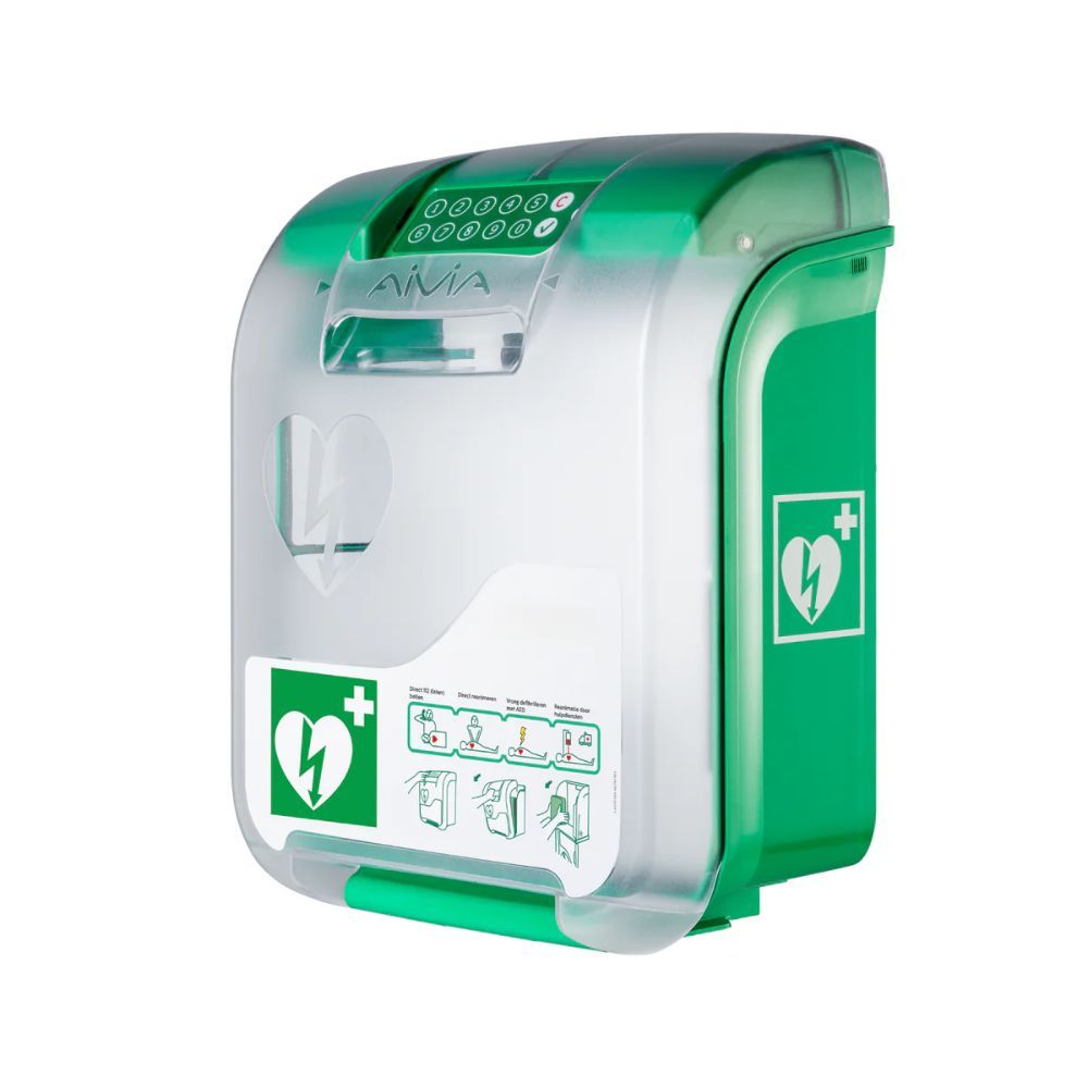 AIVIA 210 Waterdichte Buiten AED Wandkast met Pincodeslot