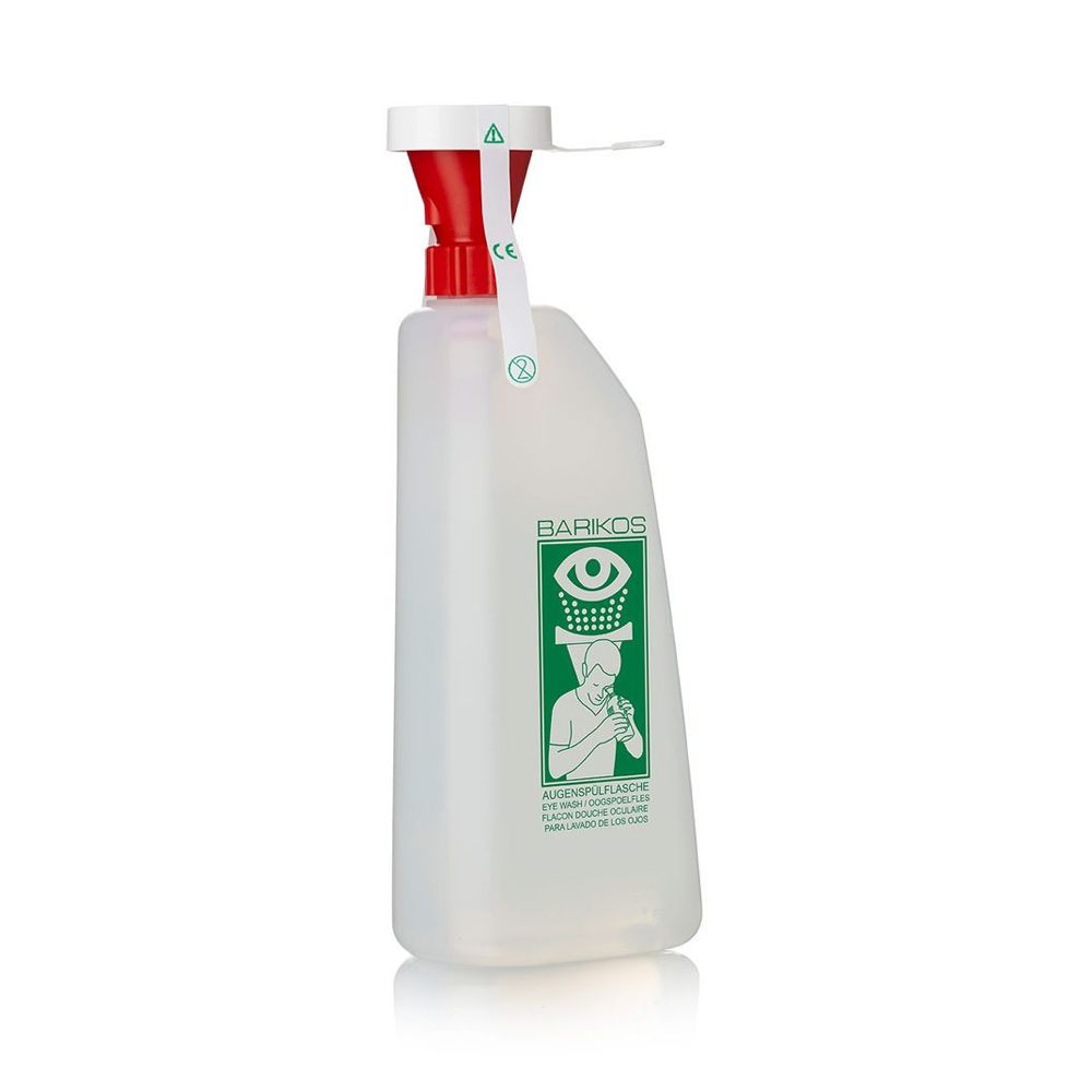 Barikos Oogspoelfles 620 ml - Snelle Hulp bij Oogcontact met Schadelijke Stoffen