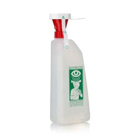 Barikos Oogspoelfles 620 ml - Snelle Hulp bij Oogcontact met Schadelijke Stoffen