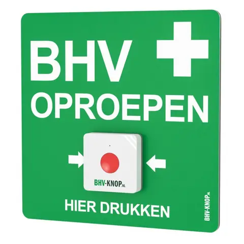 BHV-Knop: Direct Noodoproepen Versturen en BHV Alarmeren