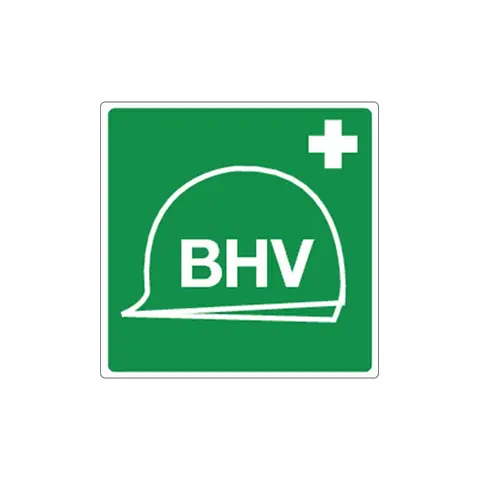BHV Materiaal Sticker - Vind Snel Veiligheidsuitrusting -