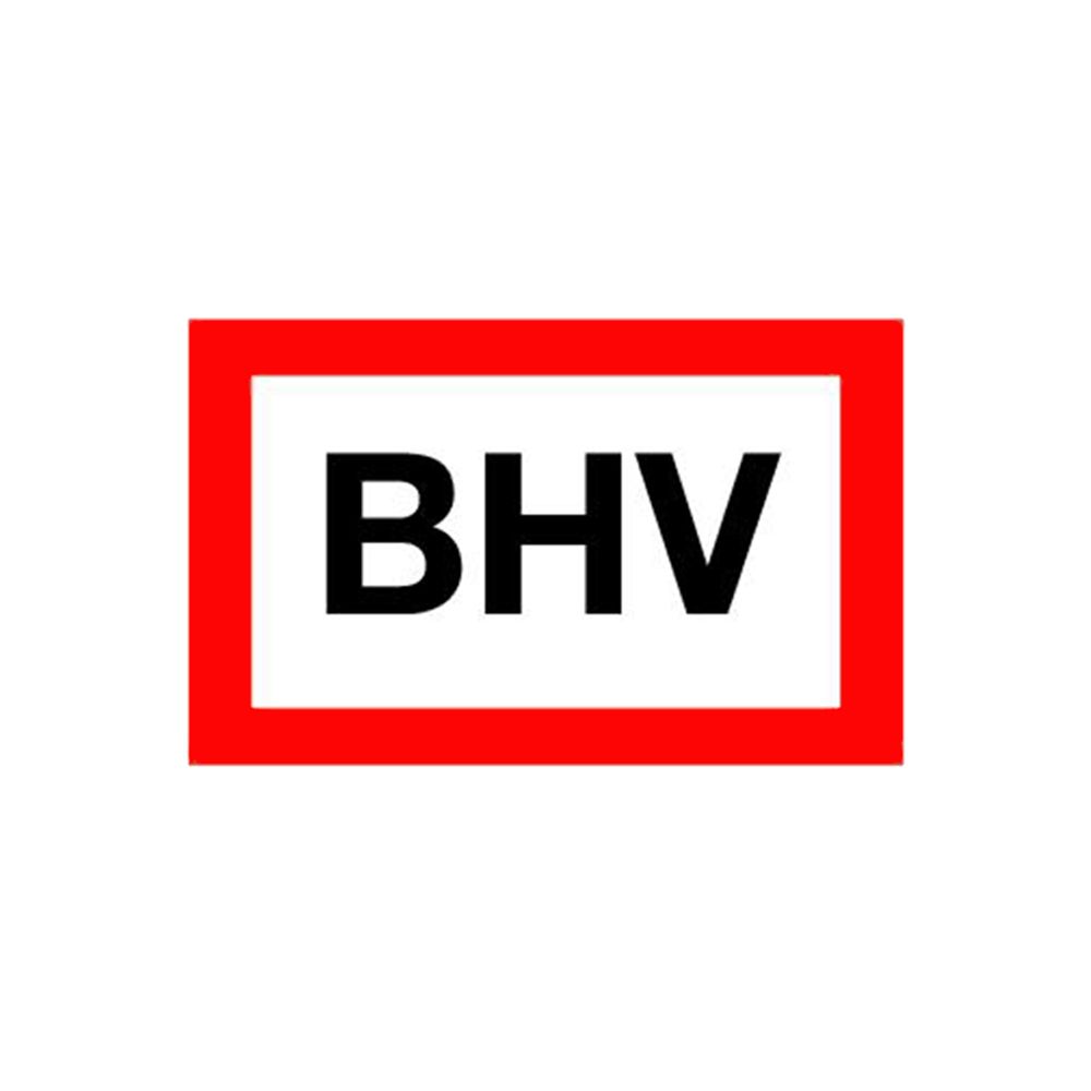 BHV Bordje Sticker 15x20cm - Duidelijke Aanduiding Materiaal