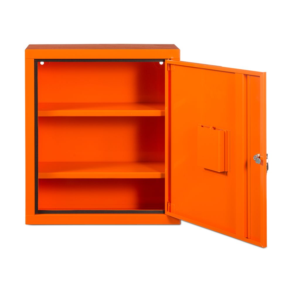 BHV Topkast 023 Oranje Plaatstaal - Veilige Opslag voor Noodsituaties