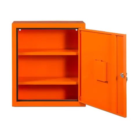 BHV Topkast 023 Oranje Plaatstaal - Veilige Opslag voor Noodsituaties