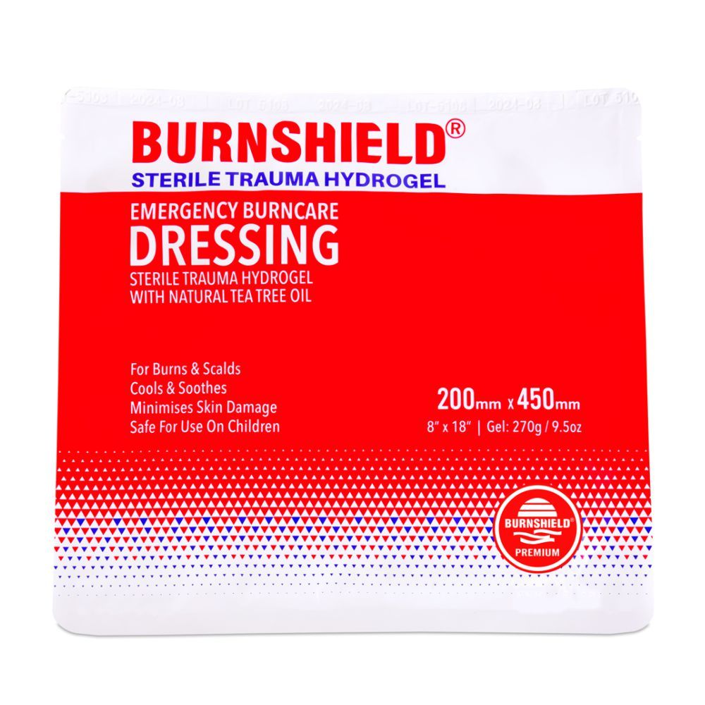 Burnshield Brandwondenkompres 20 x 45cm - Directe Verkoeling en Pijnverlichting