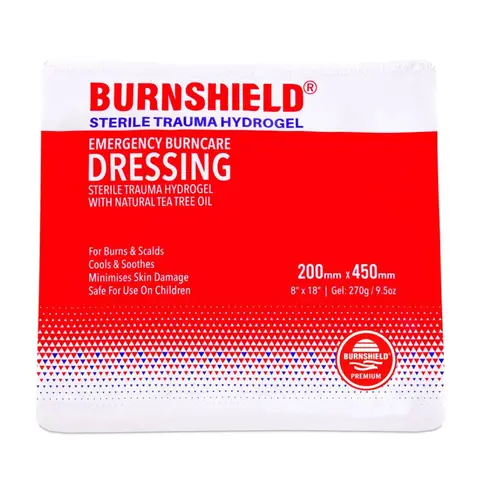 Burnshield Brandwondenkompres 20 x 45cm - Directe Verkoeling en Pijnverlichting