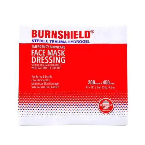 Burnshield Gezichtsmasker 20 x 45 cm - Effectieve Brandwondenbehandeling