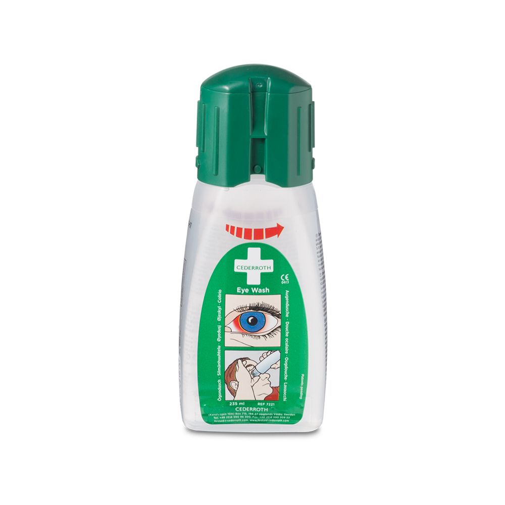 Cederroth Oogdouche 235 ml - Directe Hulp bij Oogcontact met Schadelijke Stoffen
