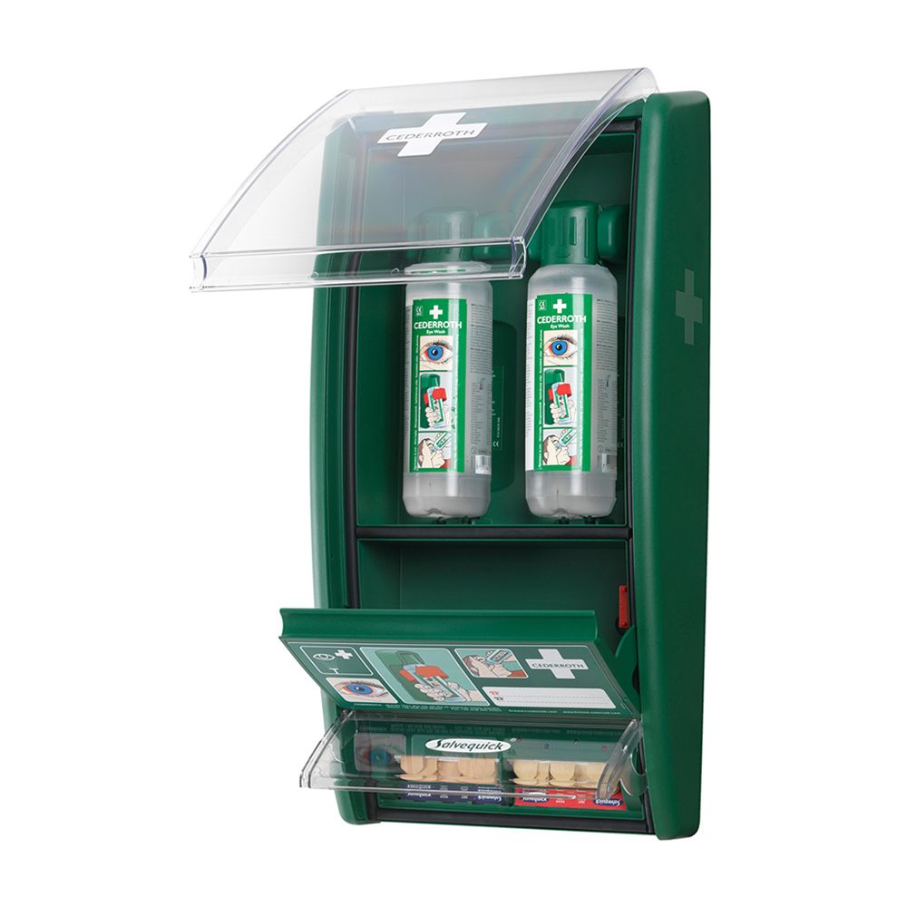 Cederroth Oogdouchestation met Pleisterdispenser 721500 - Complete Noodhulp