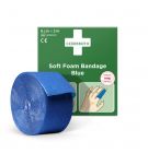 Cederroth Soft Foam Bandage 3cm x 4,5m Blauw - Hygiënische Wondzorg 2