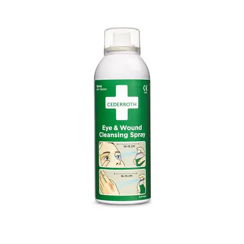 Cederroth Wound & Eye Cleansing Spray 150 ml - Essentiële Oog- en Wondspoeling