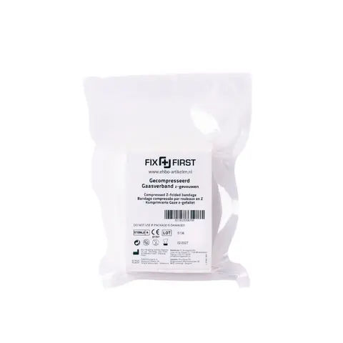 Compressed Gauze 375 cm x 11,4 cm - Compact en Absorberend Steriel Gaas