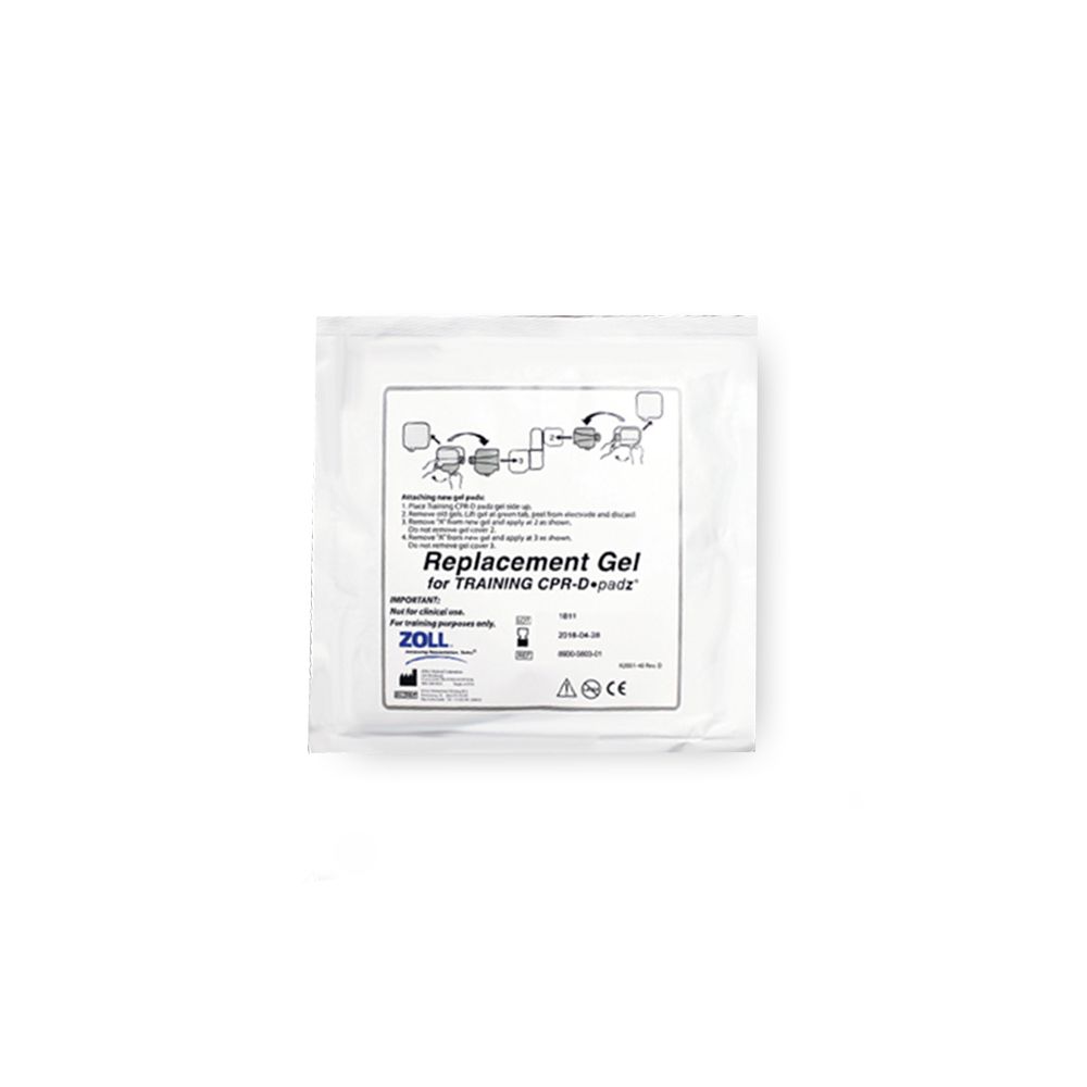 CPR-D Trainer Gelpad Vervangset - 5 Paar