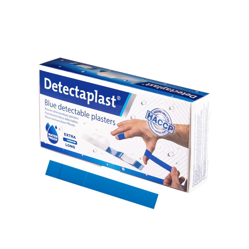 Detecteerbare Pleisters PE 18 x 2 cm - HACCP Goedgekeurd