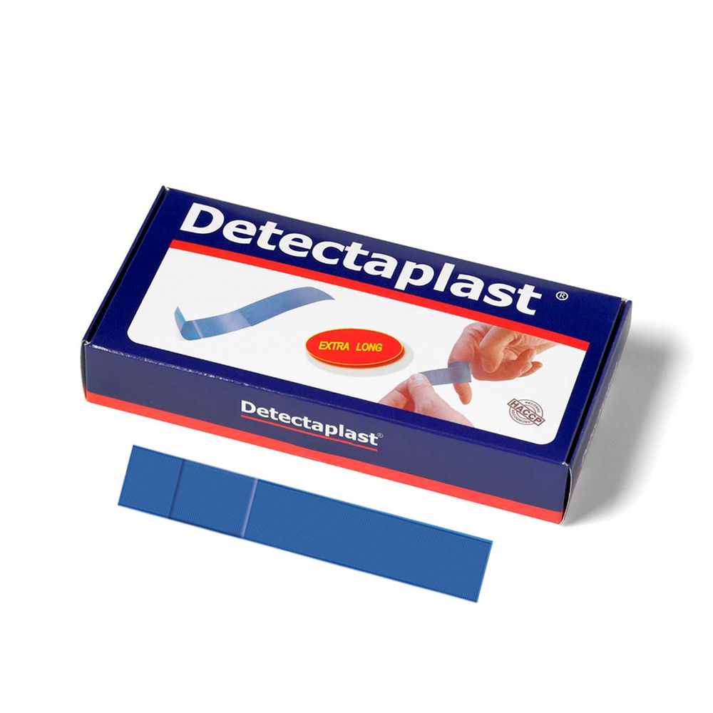 Detecteerbare Textiel Pleisters voor Vingers 12 x 2 cm - HACCP Goedgekeurd (100 stuks) 2