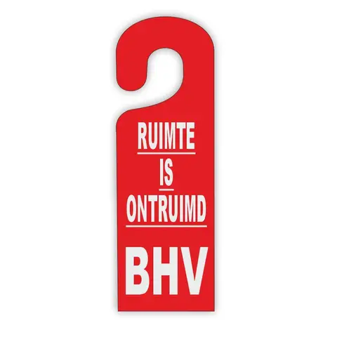 BHV Deurhangers ONTRUIMD 10 stuks
