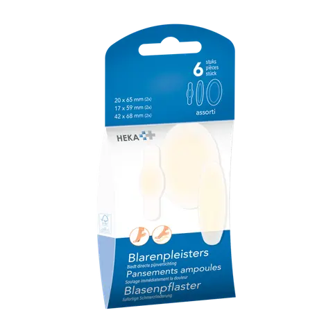 Heka Blarenpleisters Assorti - Directe Pijnverlichting en Snelle Genezing