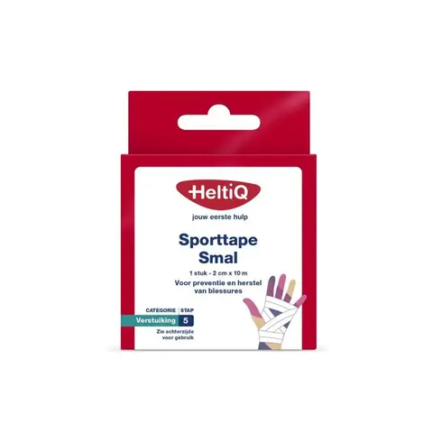 HeltiQ Sporttape Smal 2 cm x 10 m - Ondersteuning voor Vingers en Handen
