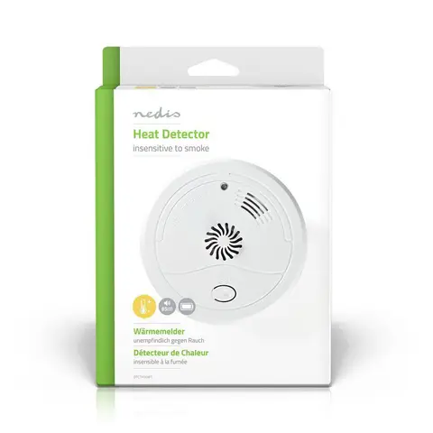 Nedis Hittemelder 85dB met 9V Batterij en Bevestigingsmateriaal