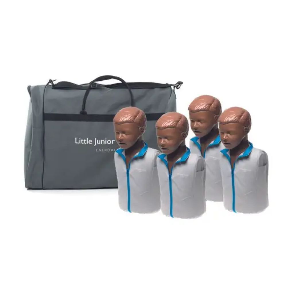 Laerdal Little Junior QCPR donker 4-pack - Realistische Kind Reanimatie Poppen