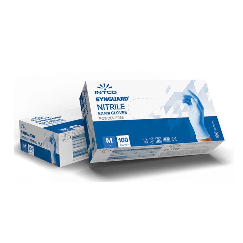 Nitrile Handschoenen Blauw - 100 stuks - Latex-vrij en Poedervrij 2