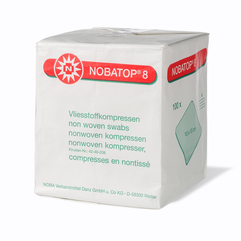 Nobatop 8 Non-woven Kompressen - 100 stuks (Niet Steriel)
