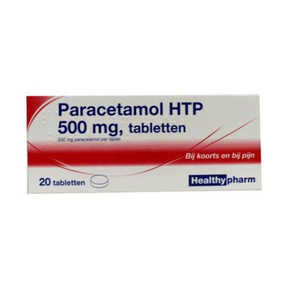 Paracetamol 20 x 500 mg - Pijnstilling en Koortsverlaging
