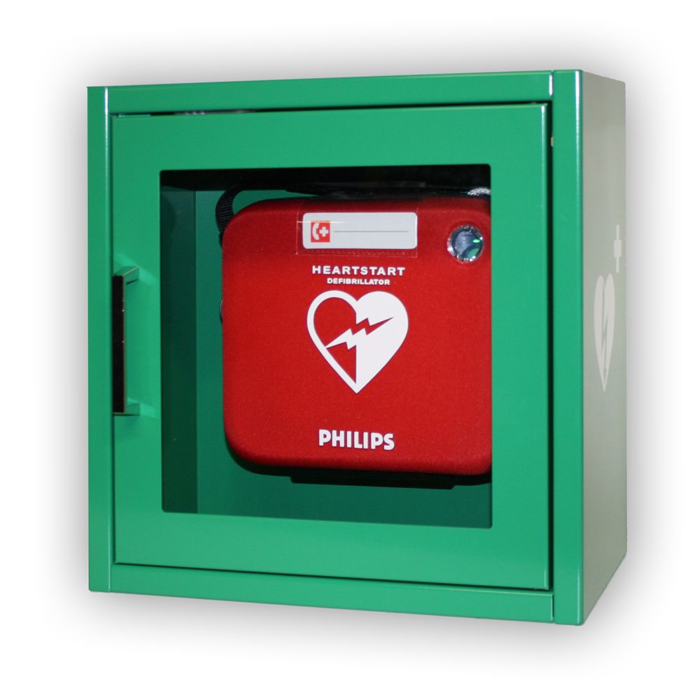 Aed's - Philips HeartStart HS-1 AED met Binnenkast - Compleet