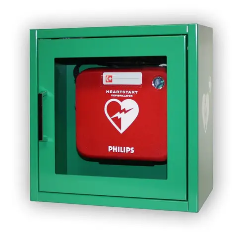 Aed's - Philips HeartStart HS-1 AED met Binnenkast - Compleet