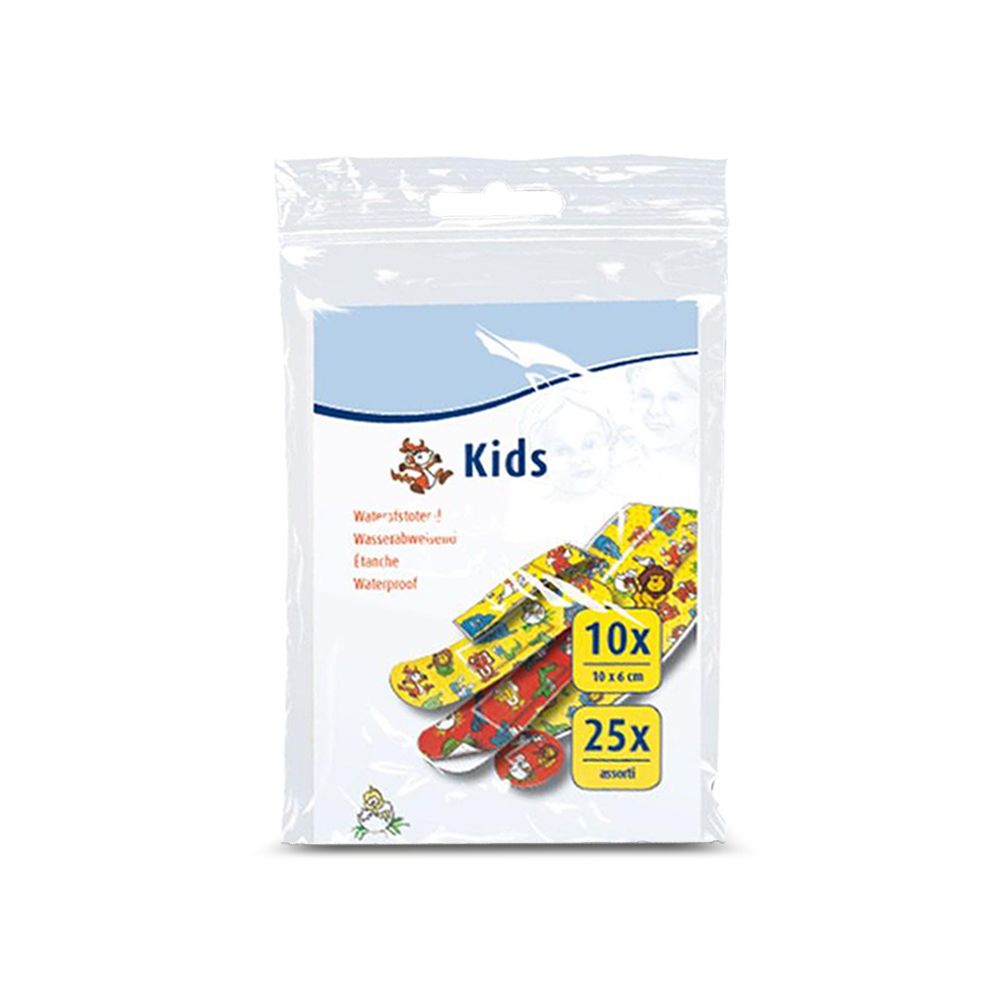 Pleisterset Kids Assorti (35 stuks) - Vrolijke Wondverzorging voor Kinderen