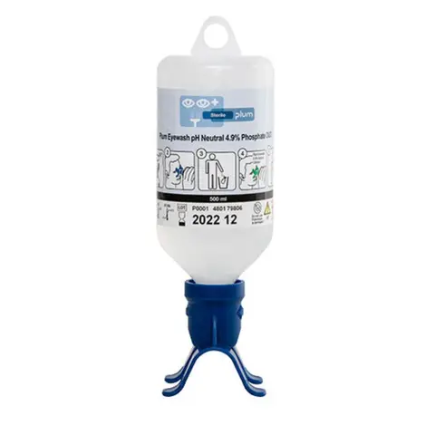 Plum Duo Oogdouche 500 ml pH Neutraal - Directe Neutralisatie bij Chemische Blootstelling
