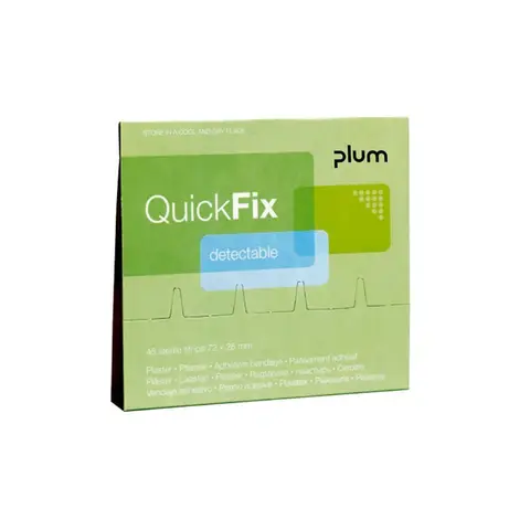 Plum QuickFix Detecteerbaar, Navulling 45 Stuks - Veiligheid Eerst in de Horeca
