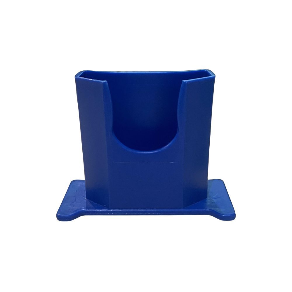 Plum Wandhouder Blauw voor Oogspoelflessen