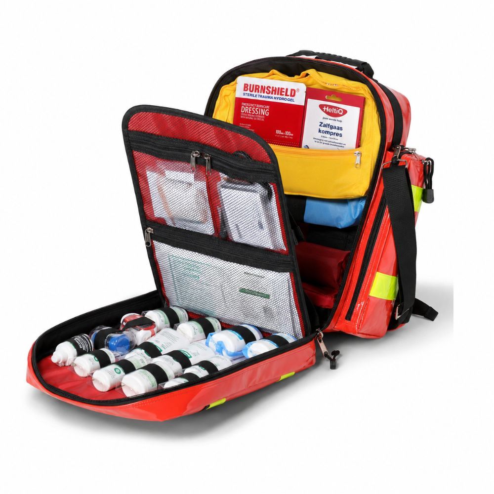 PSF Medical Backpack Outdoor Industrie - Waterbestendige EHBO-Rugtas met Complete Vulling 2