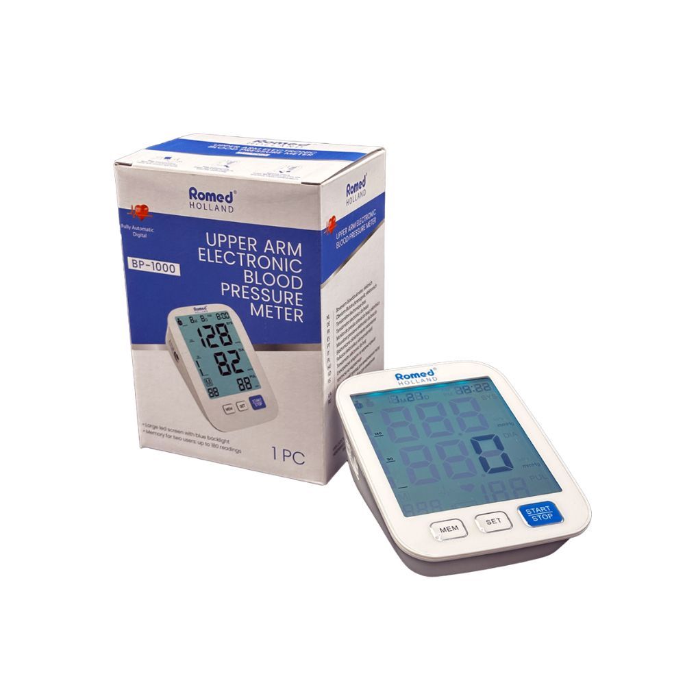 Romed Volautomatische Bloeddrukmeter BP-1000 | Eenvoudig meten