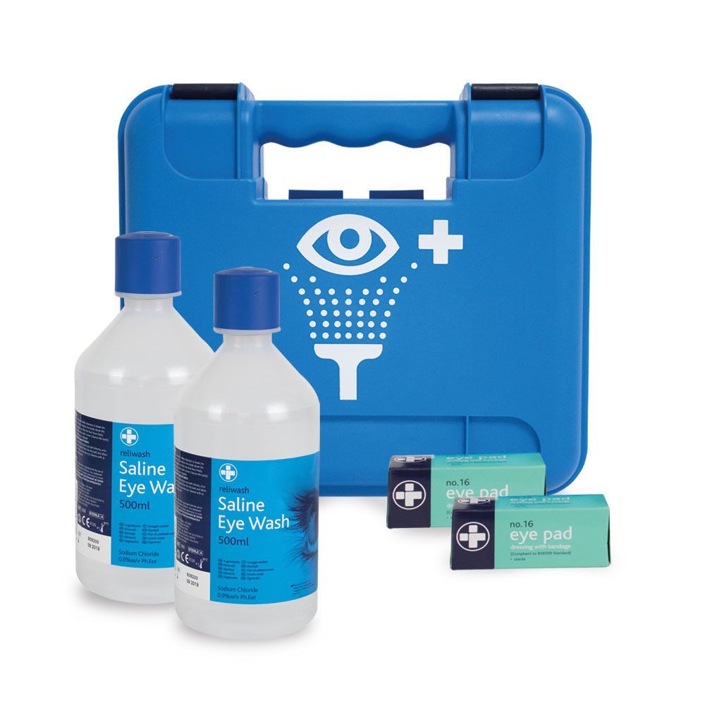 Reliwash Saline Oogspoelkit - Directe Oogverzorging aan de Wand