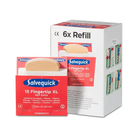 Salvequick Extra Grote Vingertoppleisters 6454 Navulling – Optimale Wondzorg