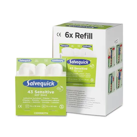 Salvequick Non-Woven Pleisters Sensitive 6943 Navulling - Huidvriendelijk en Efficiënt