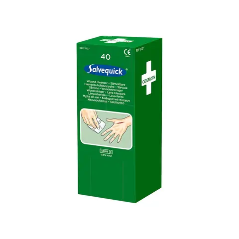Salvequick Wondreiniger Doekjes - Hygiënische Reiniging voor Elke Verwonding