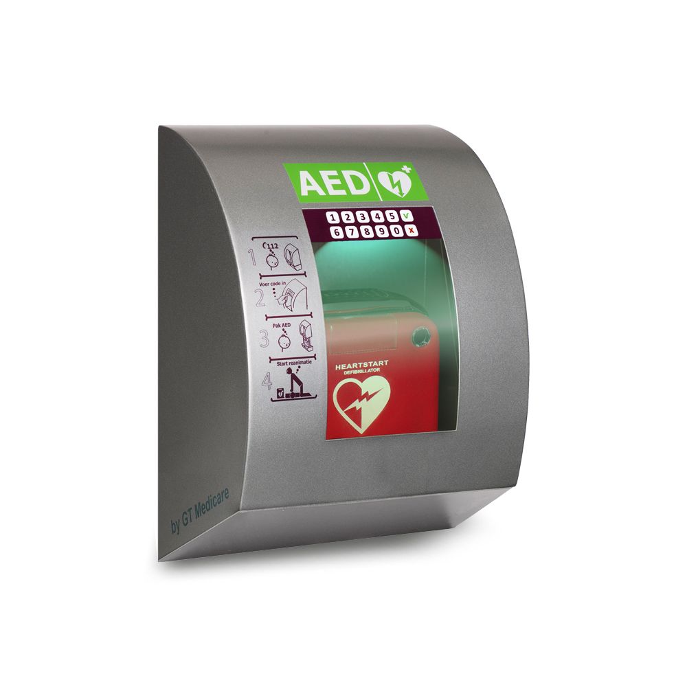 SixCase AED BuitenKast SC 1340 met Pincodeslot - Optimale Bescherming
