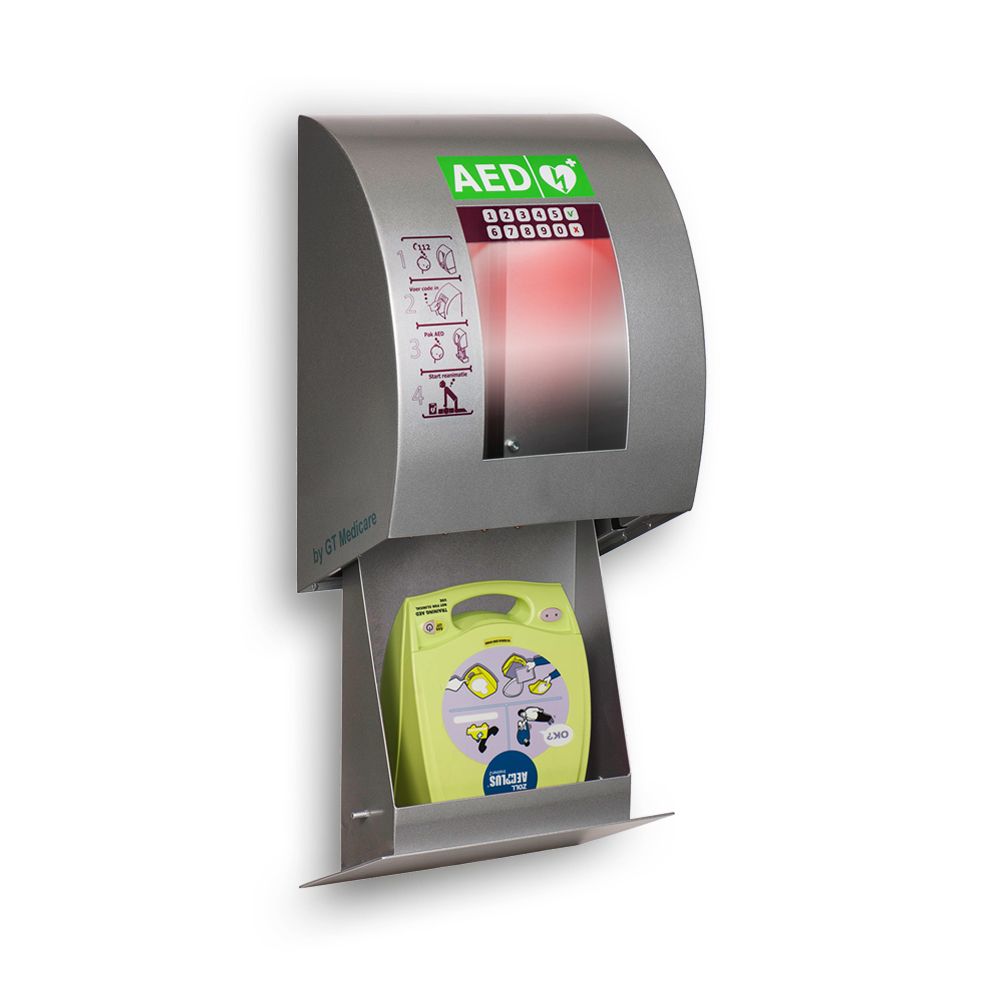 SixCase AED BuitenKast SC 1340 met Pincodeslot - Optimale Bescherming 2