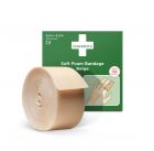 Soft Foam Bandage 3cm x 4,5m Beige - Comfortabel en Zelfklevend Wondverband 3