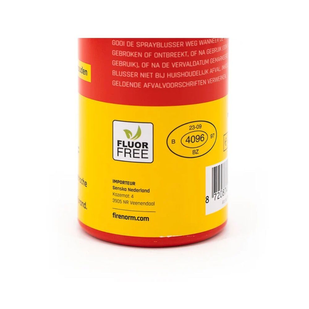 Spray Brandblusser 750 ml Fluorvrij - Compacte en Voordelige Blusoplossing 2