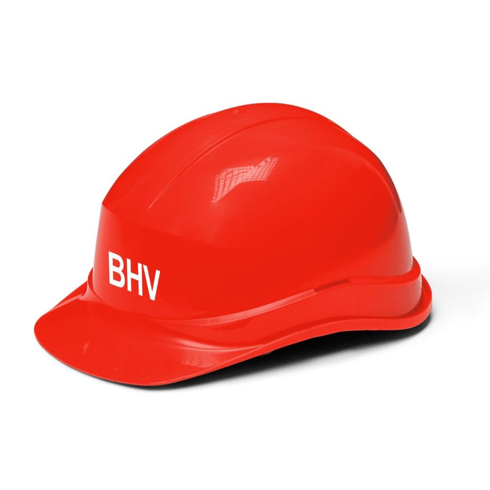 Veiligheidshelm met BHV, HBHV of EHBO Opdruk - EN397 Gecertificeerd 3