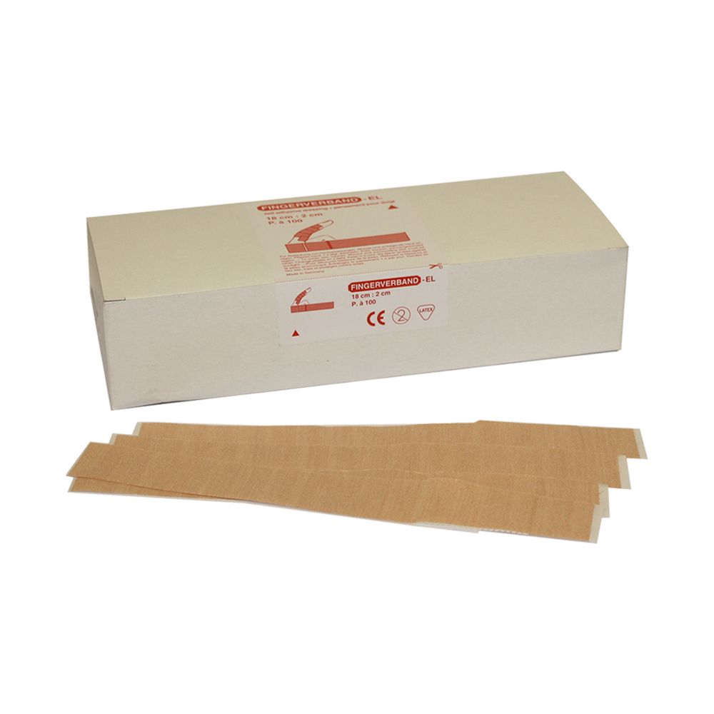 Vingerverband elastisch 2 x 18cm - Essentieel voor snelle wondverzorging