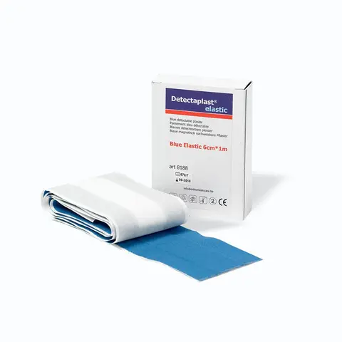 Detecteerbare Wondpleister Textiel 1m x 6cm - HACCP Goedgekeurd