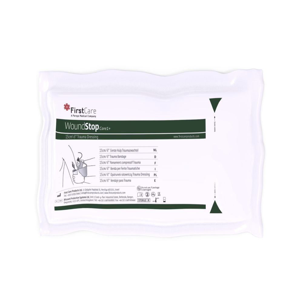 WoundStop Trauma Bandage Care1 - Effectief en Veilig Bloedingen Stoppen